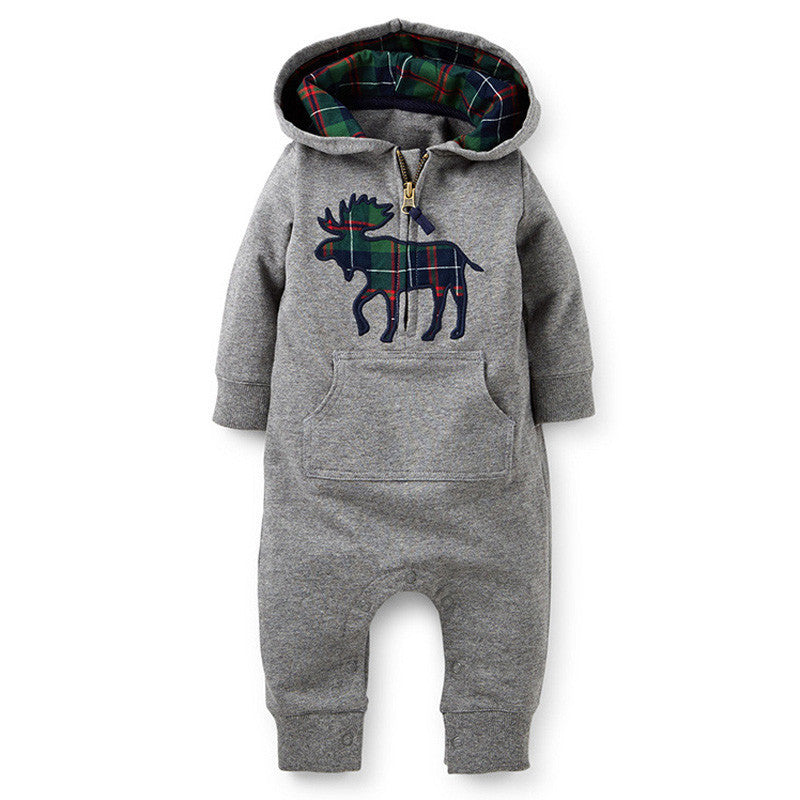 Long Sleeve Hooded Cotton Baby Costume