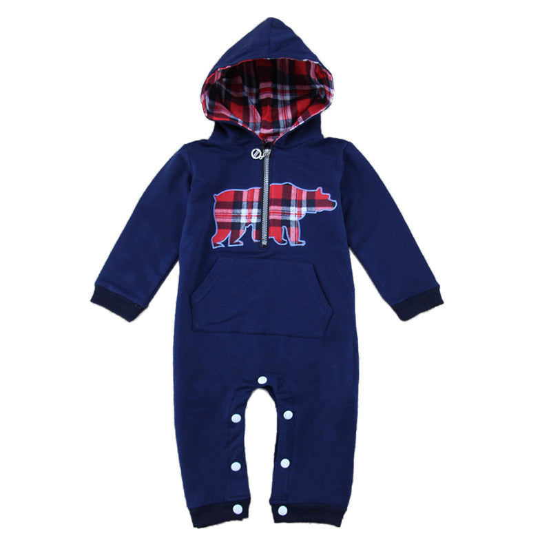 Long Sleeve Hooded Cotton Baby Costume