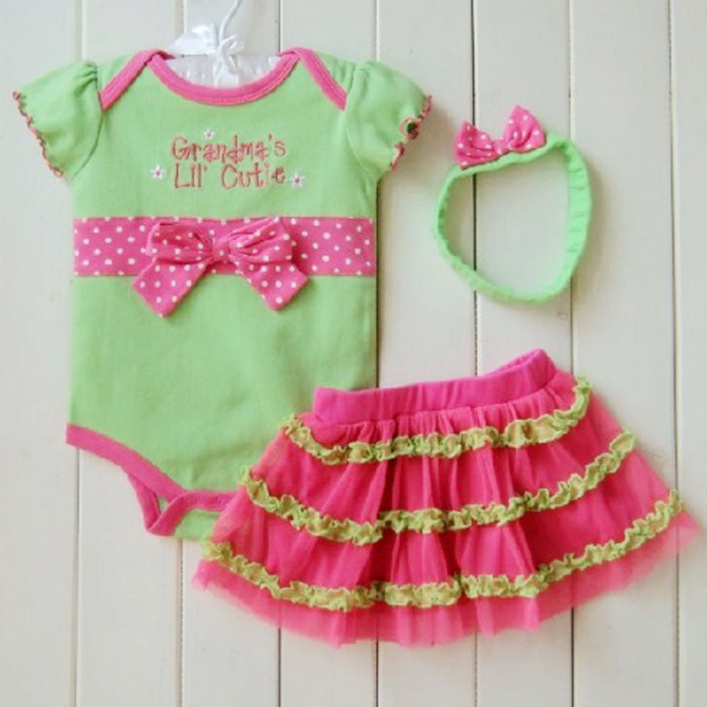 Polka Dot Headband Romper Set